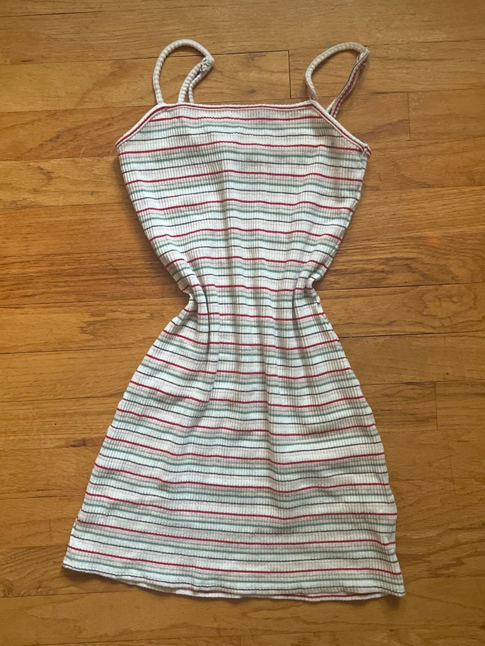 La Hearts striped mini dress
